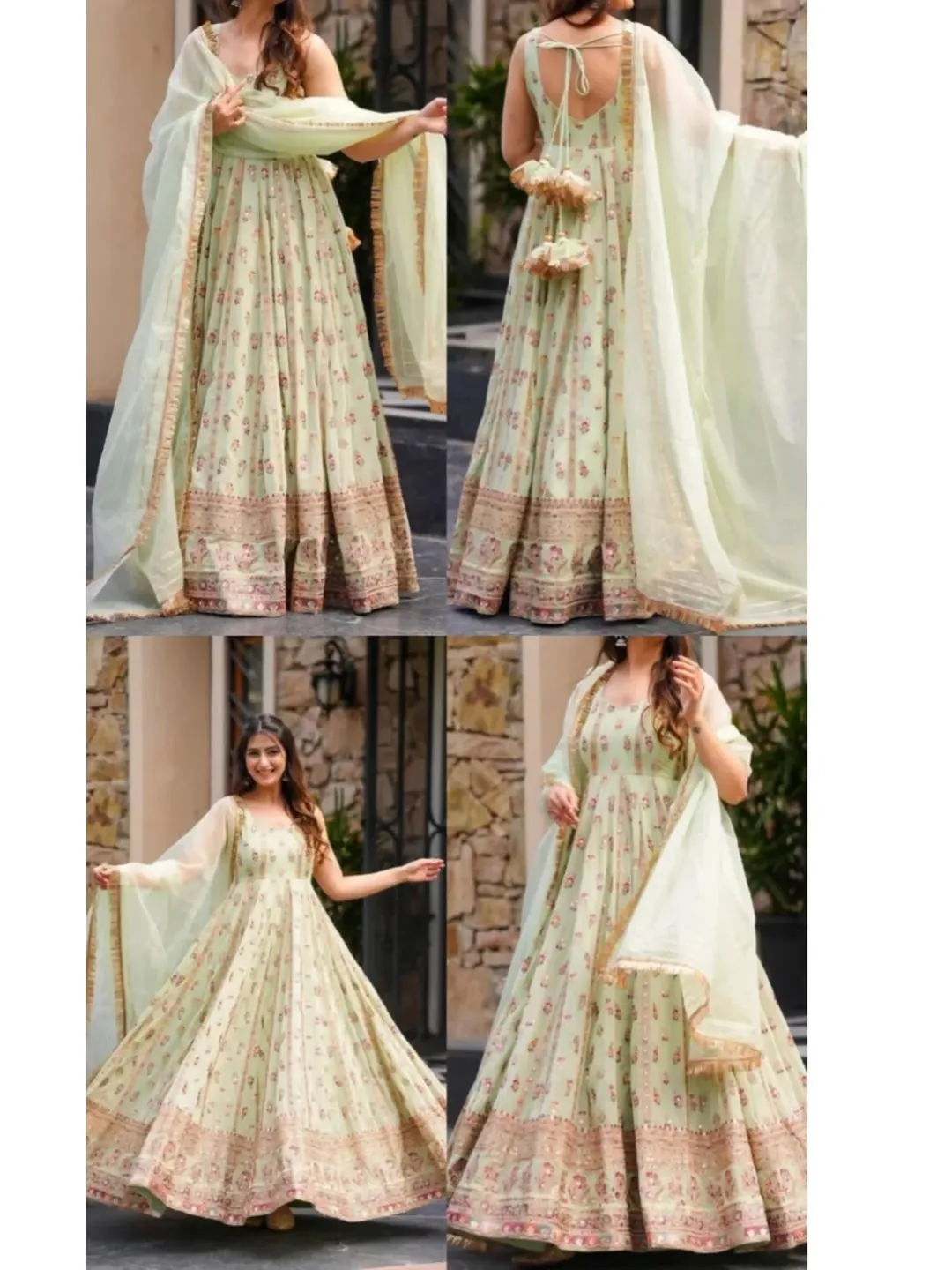 Premium Designer Anarkali Gown Collection - Image 7
