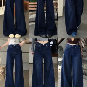 Women’s High Waist Wide Leg Baggy Jeans