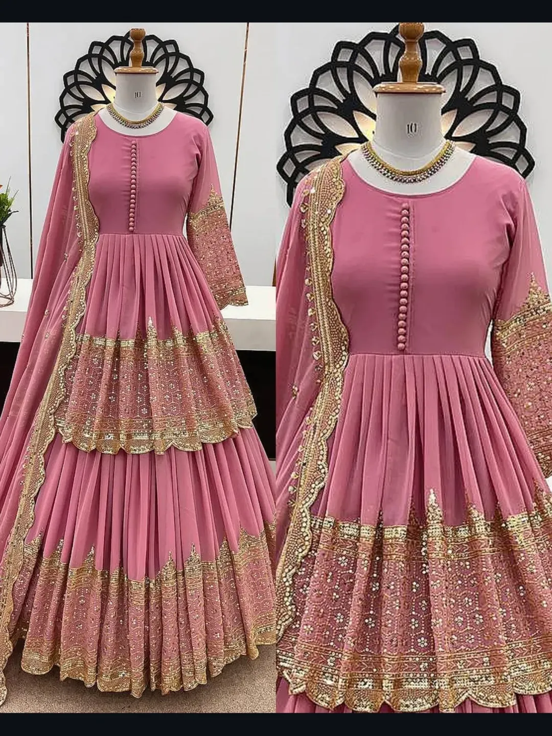 Anarkali Gown Collection with Dupatta - Image 4