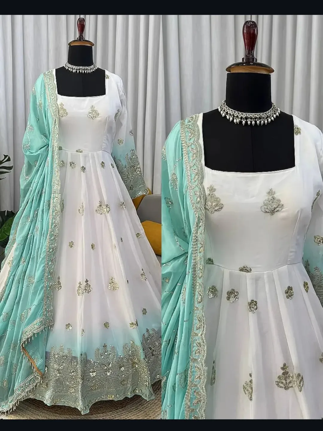 Anarkali Gown Collection with Dupatta - Image 6